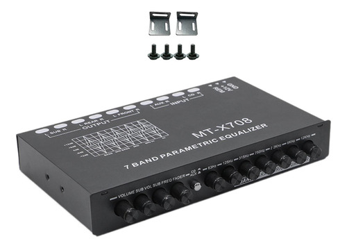 . Ecualizador 7 Bandas Chip Dsp Entradas Cd Aux