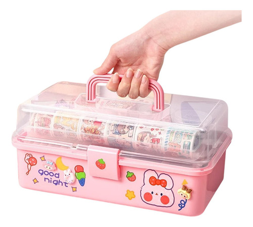 Caja De Herramientas De Papelería Caja De Almacenamiento Mul