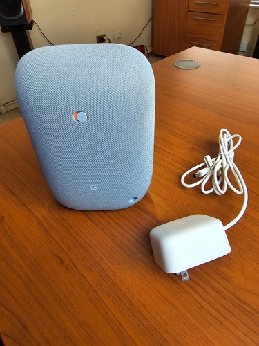 Google Nest Audio Asistente Virtual Google Assistant Azul Azul Claro (Usado)