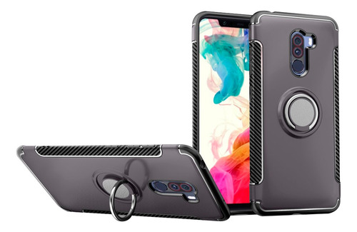 Protector Xiaomi Pocophone F1 C/anillo Color Negro