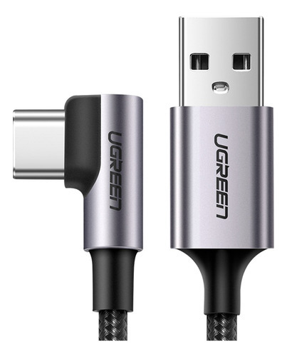 Cable de datos Ugreen Us284 Us284 USB 2.0 P USB tipo C en ángulo de 3 m