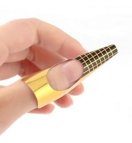 Rollo Moldes Para Uñas En Acrílico X 500 Guias Uñas En Gel