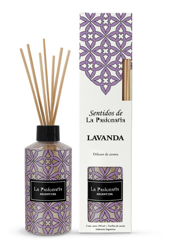 Difusor Aromatizante Sentidos De La Pasionaria Lavanda
