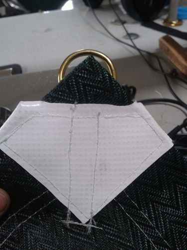 Malla Sombra 1.75 X 2 Mts Verde 80% Reforzada,ojillada