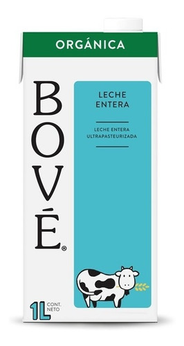 Imagen 1 de 6 de Leche Entera Orgánica Bové 1 Lt