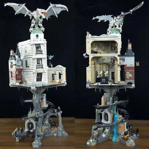 Gringotts - O Banco Dos Feiticeiros Harry Potter C/ 4803 Pçs