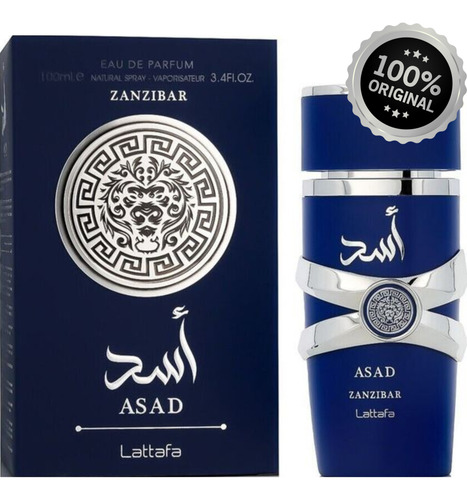 Perfume Árabe Asad Zanzibar 100ml Edp Masculino Original