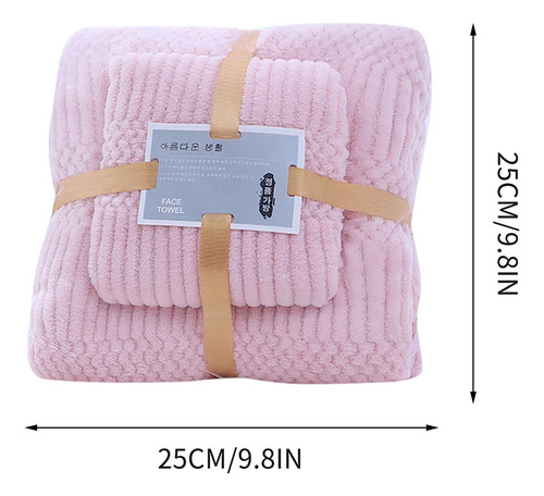Juego De Toallas Absorbentes De Terciopelo Coral Al Por Mayo