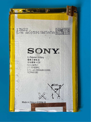 Bateria *original* Sony Zl (envío Gratis)