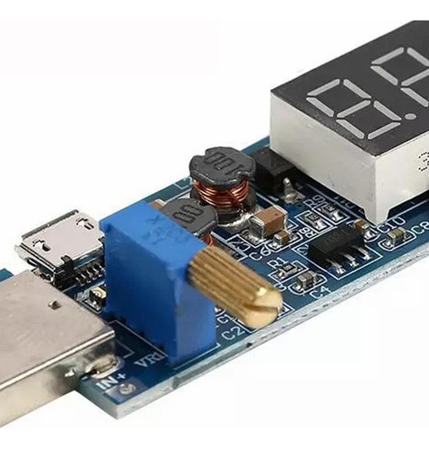 Y 2 Convertidor De Voltaje Ajustable Boost Buck Pantalla
