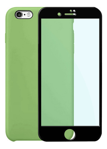 Capa protetora Gcm Acessorios Compatível com 6/ 6S Cover verde menta para Apple iPhone Iphone 6/6s