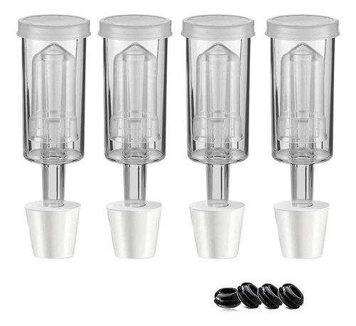 Kit Airlock De Tampas De Fermentação Com 6 Tampas, Air Locks