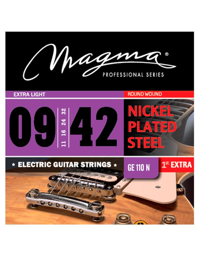 Encordado Guitarra Electrica Magma 009 042 Ge 110n