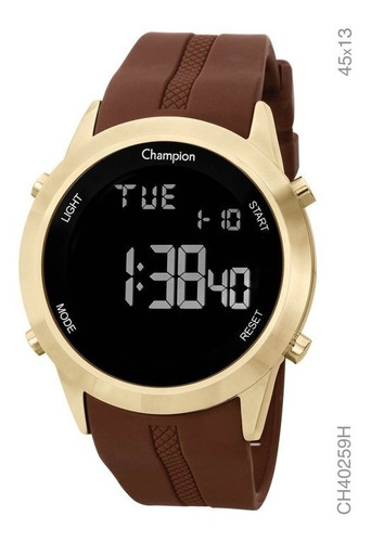 Relógio Champion Masculino Digital Silicone Ch40259h