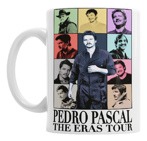 Taza De Cerámica Pedro Pascal Eras Tour - En Caja