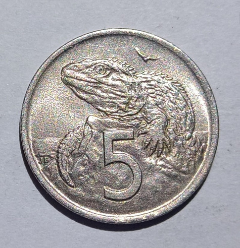 Moneda Nueva Zelanda 5 Cents