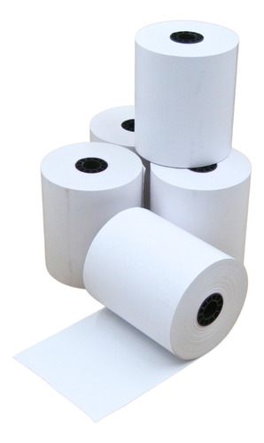 Rollo Papel Térmico Printer 50 Piezas 80 X 70 Mm Blanco Blanco
