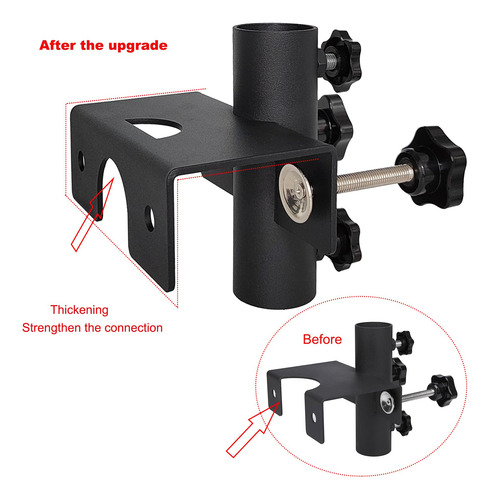 Soporte De Sombrilla Vanroug Heavy Duty Para Postes De 2,5 C