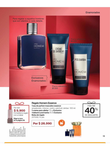 Imagen 1 de 1 de Regalo Homem Essence