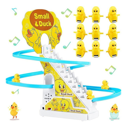 . Lazhu Pato Escalada Escada Elétrica Pista Juguete