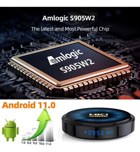 Amlogic S905w2 Tv Box Android 110 Tv Box Hk1 Box 4 Gb Ram Bt