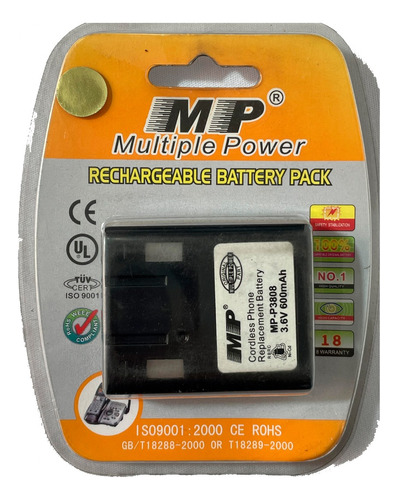 Pila Batería Mp Para Telefono Mp- P3808