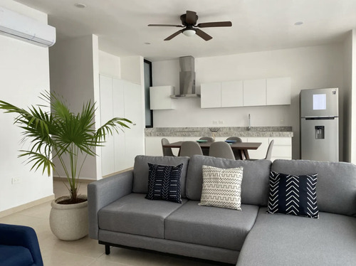 Departamento En Venta En Mérida, Nutuuk, De 1 Habitación De Entrega Inmediata