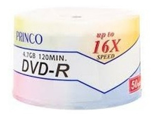 Dvd Virgen Princo Original 4.7 Gb 120 Min. 16x
