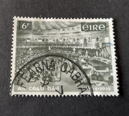 Sello Postal - Irlanda 1969 -  La Primera Asamblea
