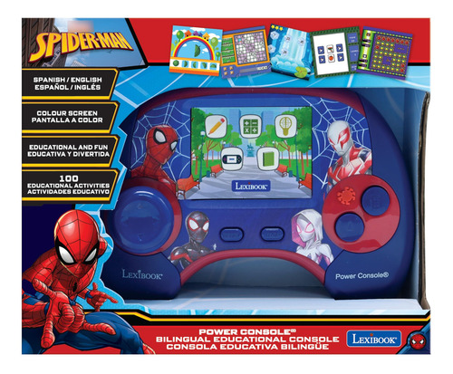 Consola De Juegos Educativos Lexibook Spiderman Jcg100spi2 Color