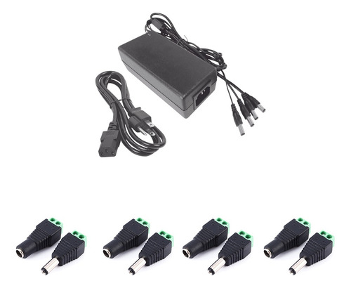 Kit Fuente Epcom Power Line C/salida 12 Vcd A 5a C/4 Salidas