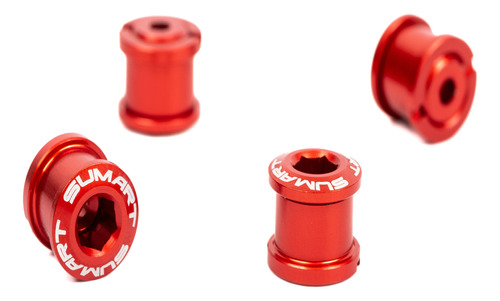 Tornillo Para Palanca Bicicleta Monoplato X 4 Rojo Sumart