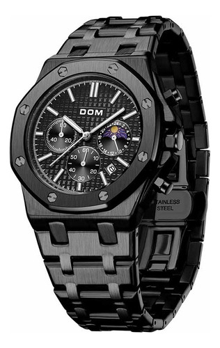 Calendario New Watch Dom Con Correa De Acero Para Hombre, Tr