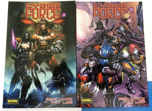 Comic Top Cow: Cyber Force Tomos 1 Y 2. Coleccion Completa.  Editorial Norma. 