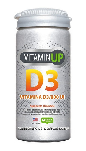 Imagen 1 de 9 de Newscience - Vitamin Up Vitamina D3 800 Ui