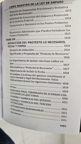 Libro Maestro Ley De Amparo Comentada 2025 +usb P.dura