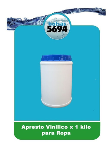 Apresto Textil Para Planchar - Lavaderos Ropa Ideal X 1 Kilo