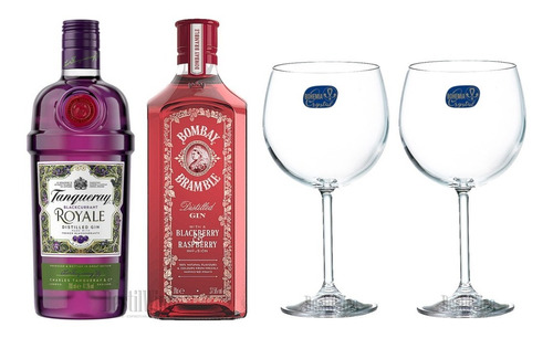 Gin Bombay Bramble I+l Tanqueray Dark Royale + 2copones -:**