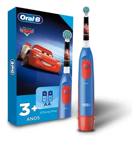 Escova Dental Elétrica Infantil Oral-B Disney Carros