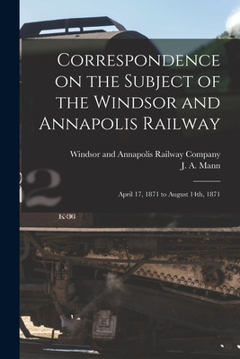 Libro Correspondence On The Subject Of The Windsor And An...