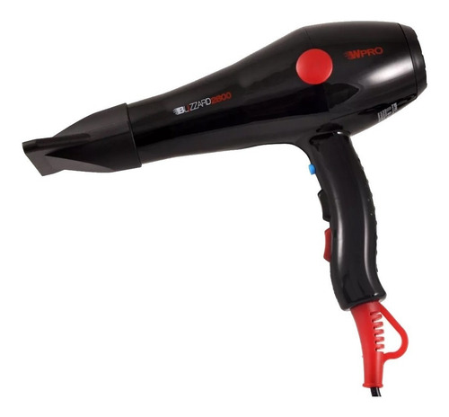 Secador De Pelo Profesional Wpro Blizzard 2800 Con Difusor