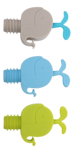 Botella Reutilizable De Corcho Stoppers Whale, 3 Unidades