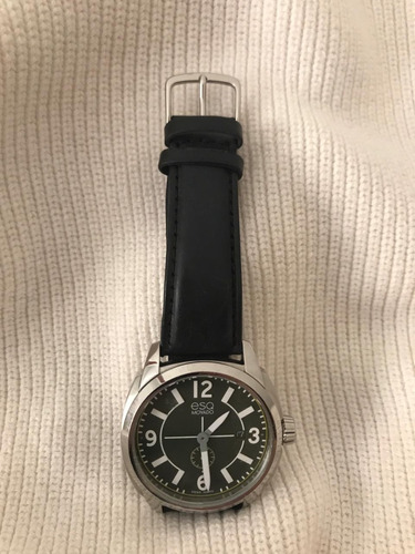 Relógio Masculino Movado Pulseira Couro Original Importado