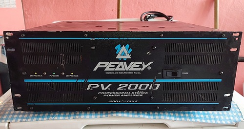 Poder Peavey Pv 2000 Negro 2 Kw (Usado)