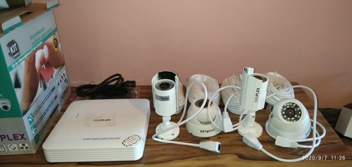 Combo De 4 Cámaras Hd Digiplex Con Todo Sus Accesorios Nuevo