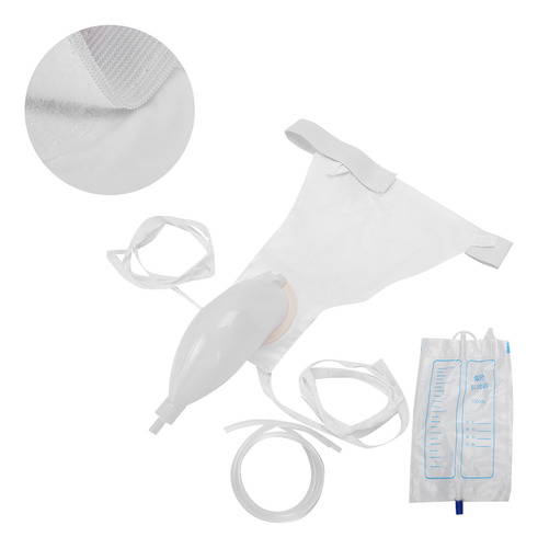 Bolsa De Recolección De Orina Silicona Urinal Reutilizable