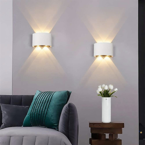 Yn Lámpara/focos De Pared Led 4w Luz Bidireccional De