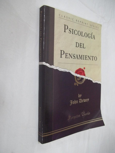 Livro - Psicologia Del Pensamiento - John Dewey - Outlet