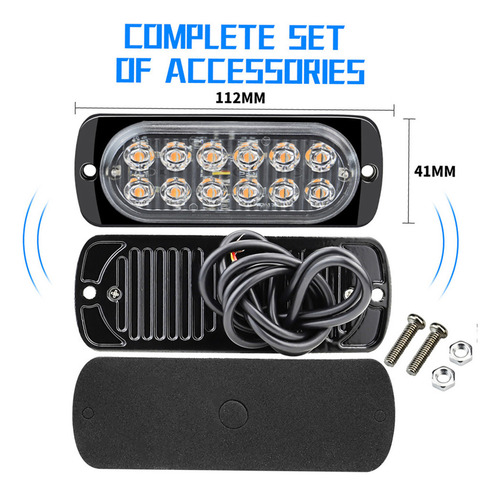 Luces De Advertencia Para Coche, Luz Estroboscópica, Remolqu