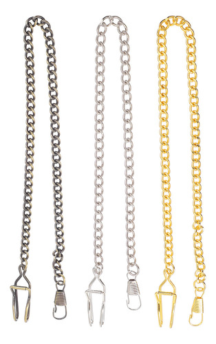 Cadenas De Bolsillo Pocket Watch Chain Boy, 3 Unidades